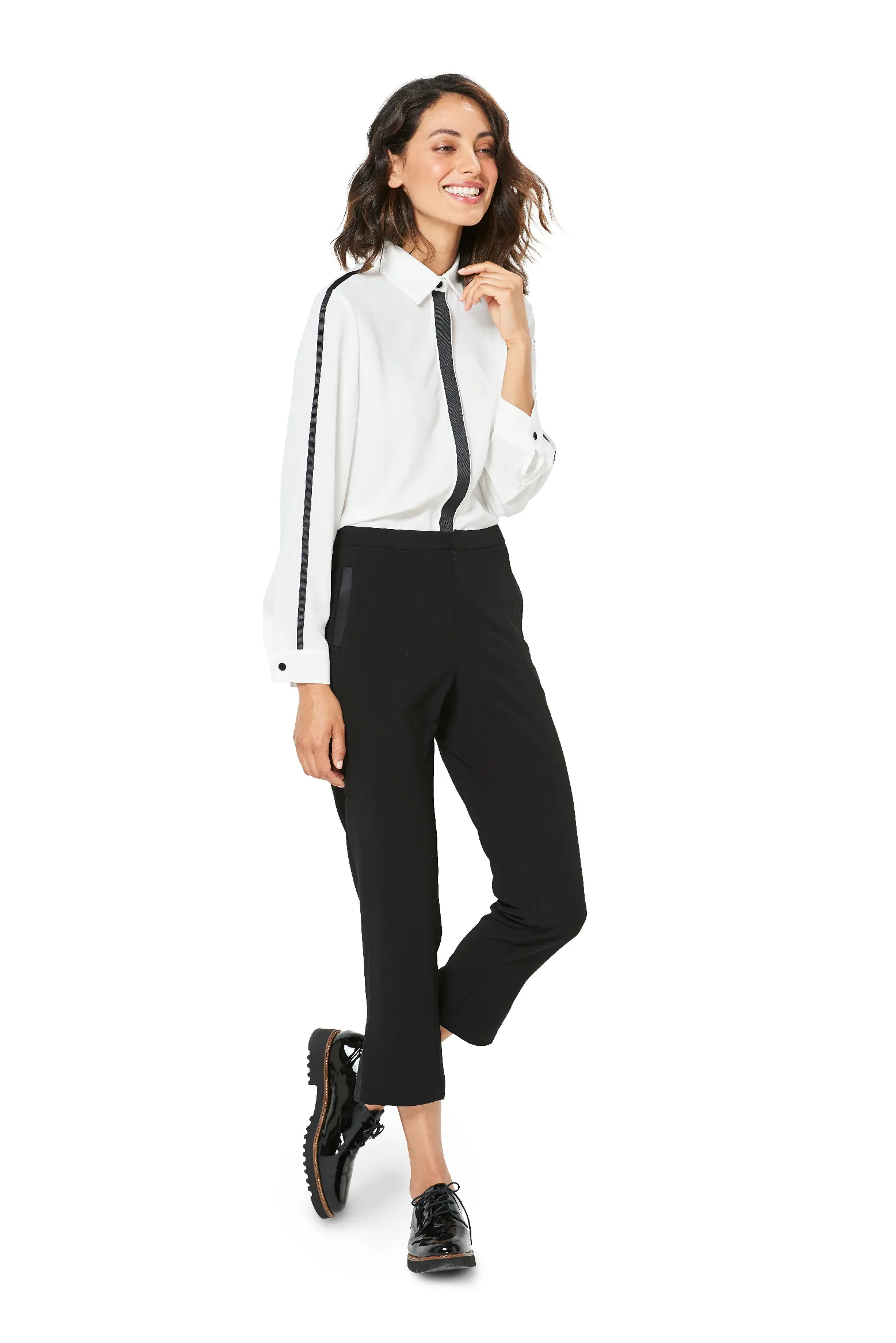 BD6327 Misses' shirt sewing pattern