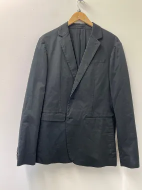BNWT AllSaints Black Bane Single Breasted Wool Blend Blazer