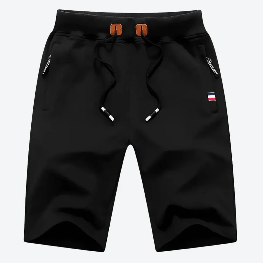 Casual Drawstring Athletic Shorts with Pockets