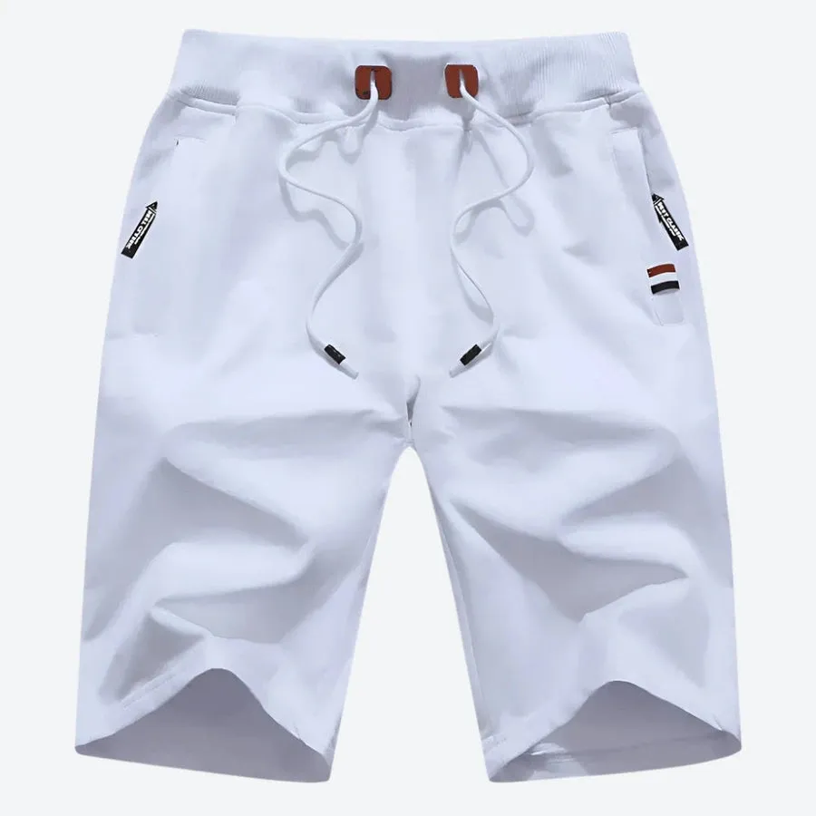 Casual Drawstring Athletic Shorts with Pockets