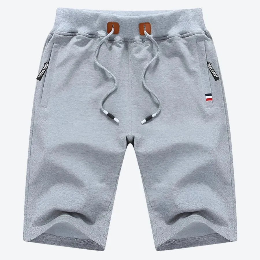 Casual Drawstring Athletic Shorts with Pockets
