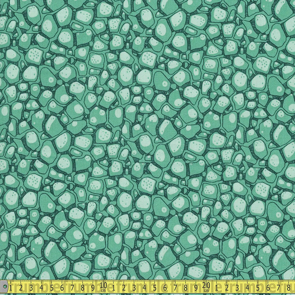 Cloud 9 Fabrics - Into The Woods - Look Close Teal (Per Metre)
