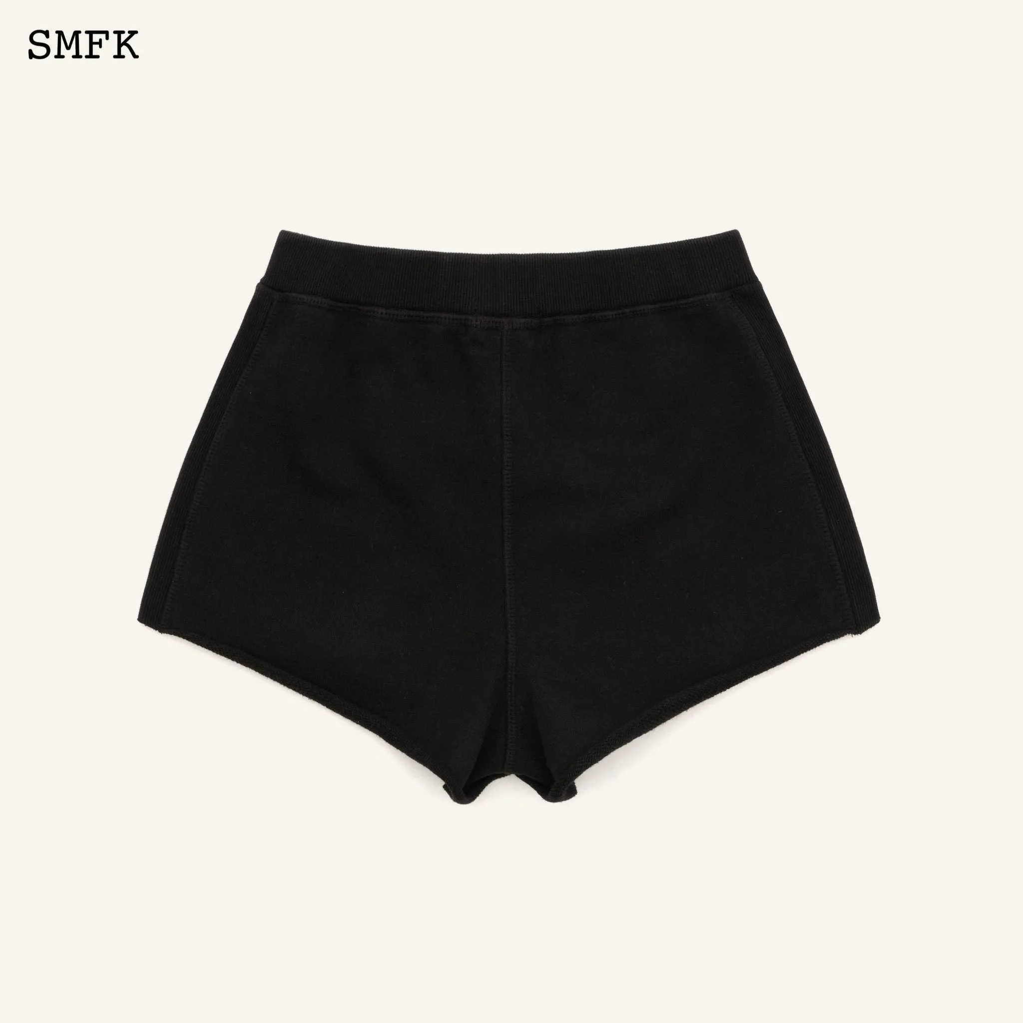 Compass Rove Stray Slim-Fit Sporty Shorts Black