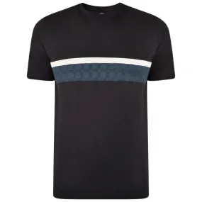 Contrast Chequered Print T-Shirt