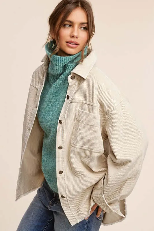 Daisy Corduroy Jacket Shacket