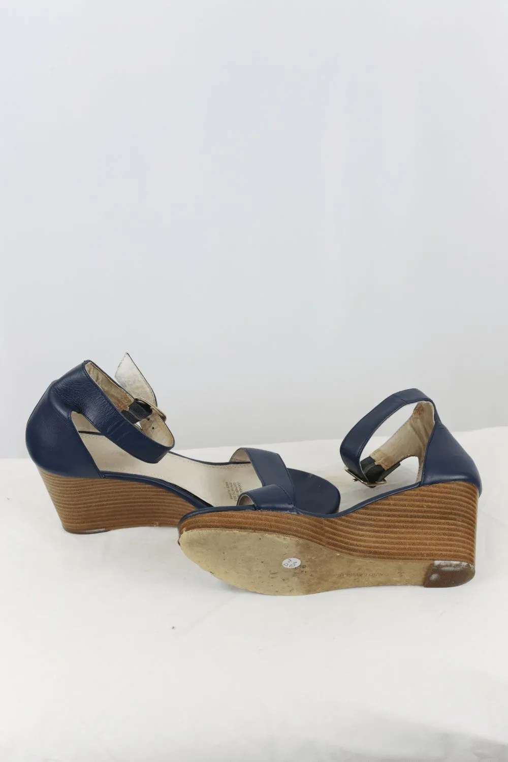 David Lawrence Blue Wedges 9.5 AU