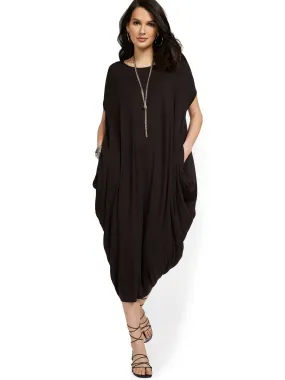 Drapey Caftan Maxi Dress