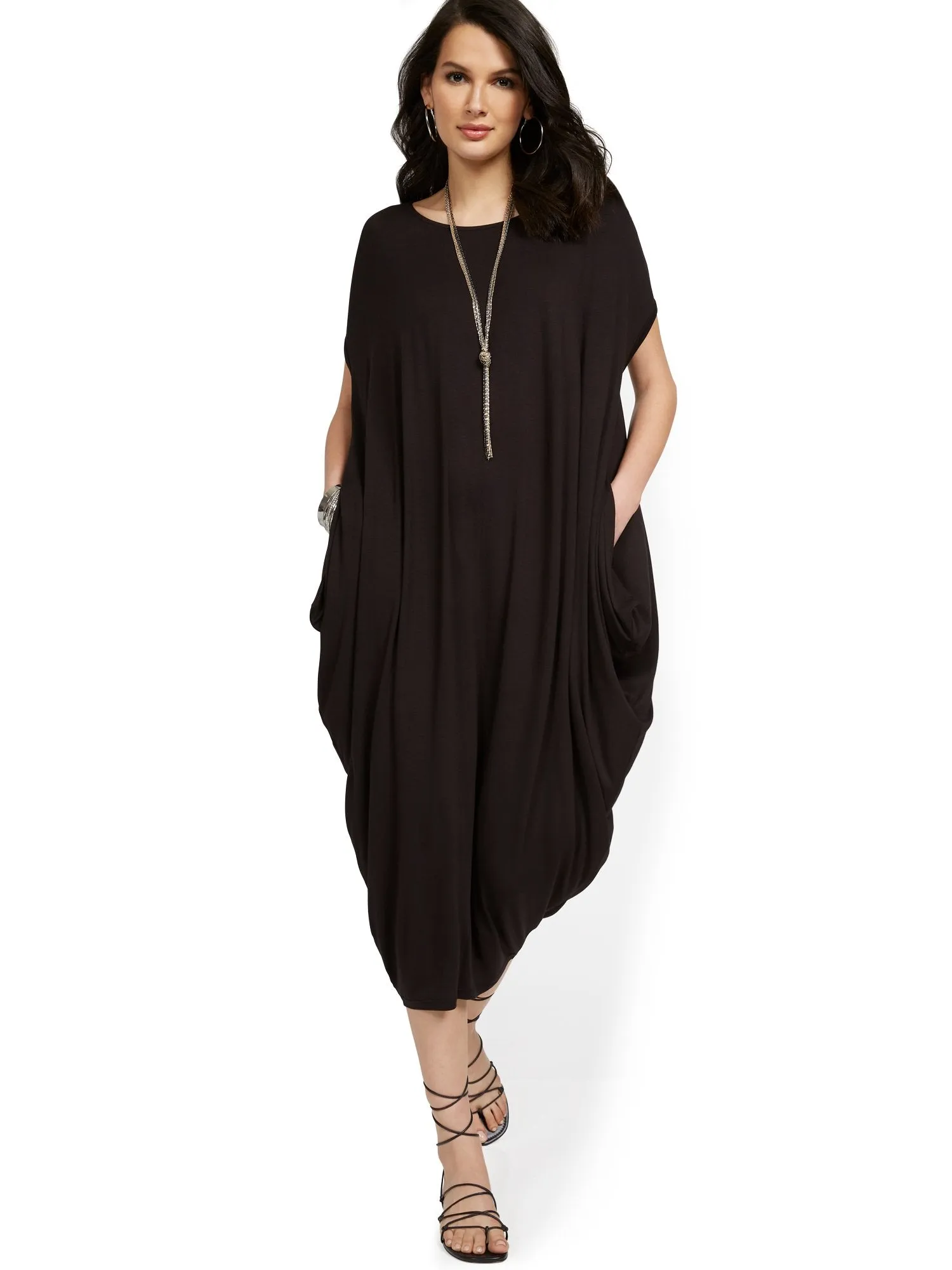 Drapey Caftan Maxi Dress