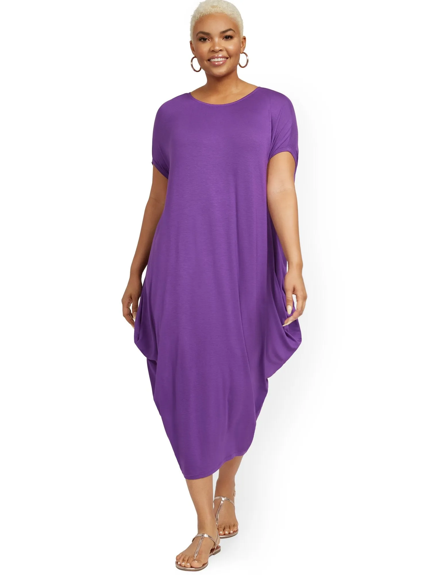 Drapey Caftan Maxi Dress
