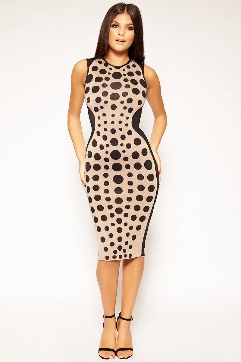 Fiji - Printed Bandage Midi Dress