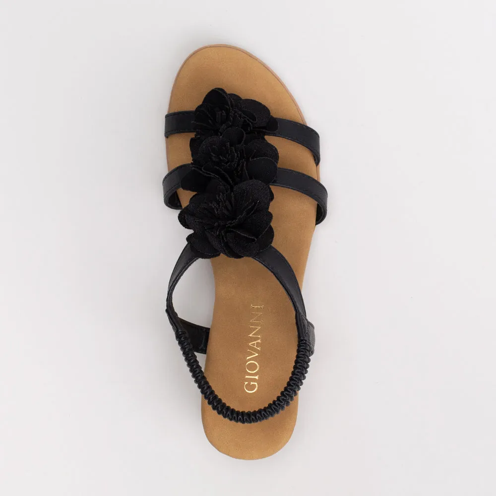 Giovanni Women's Comfort Flower Wedge _ 155133
