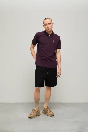Highr, Purple, Polo Tee