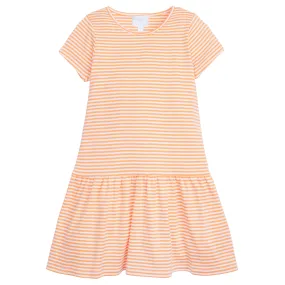 Kari T-Shirt Dress - Orange Stripe