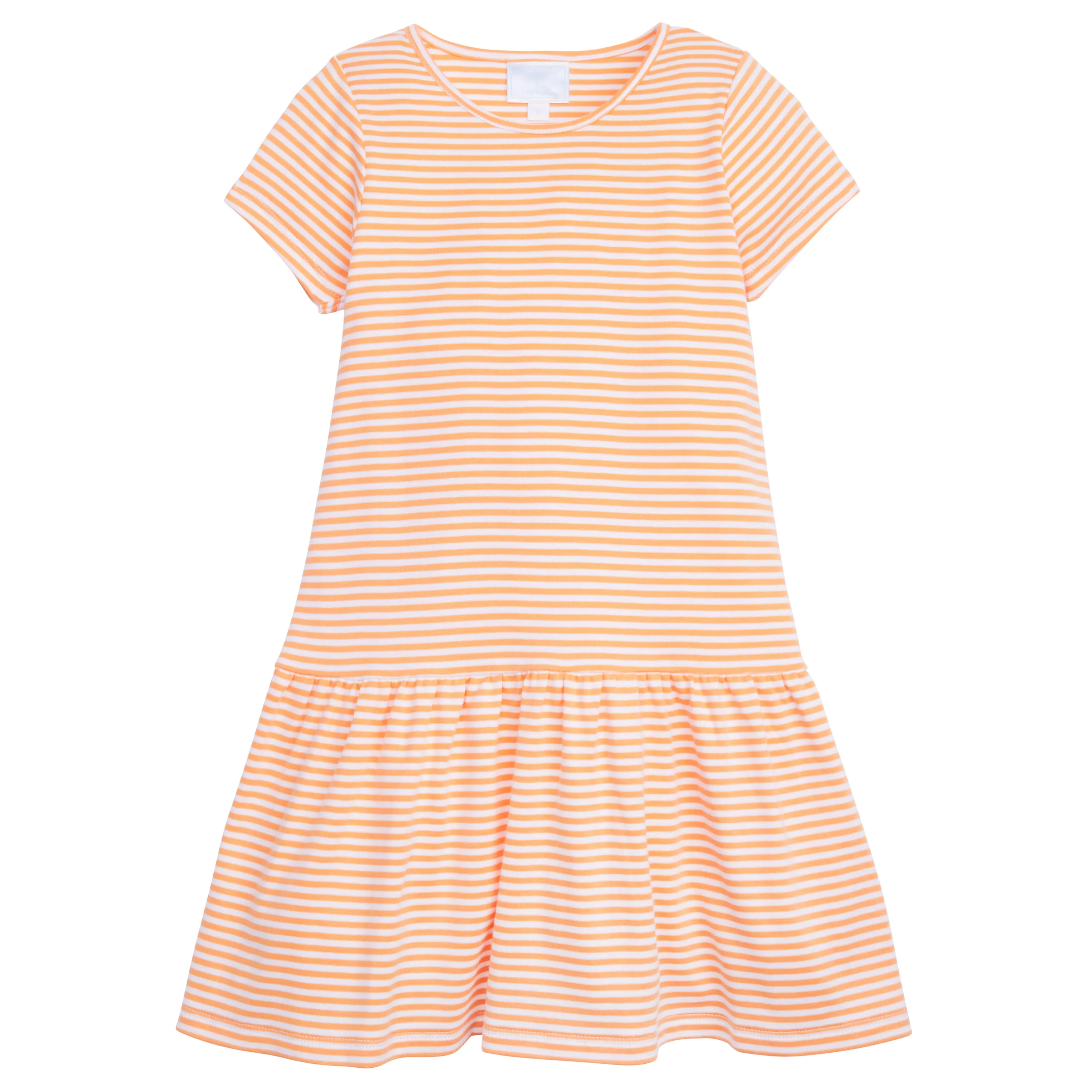 Kari T-Shirt Dress - Orange Stripe