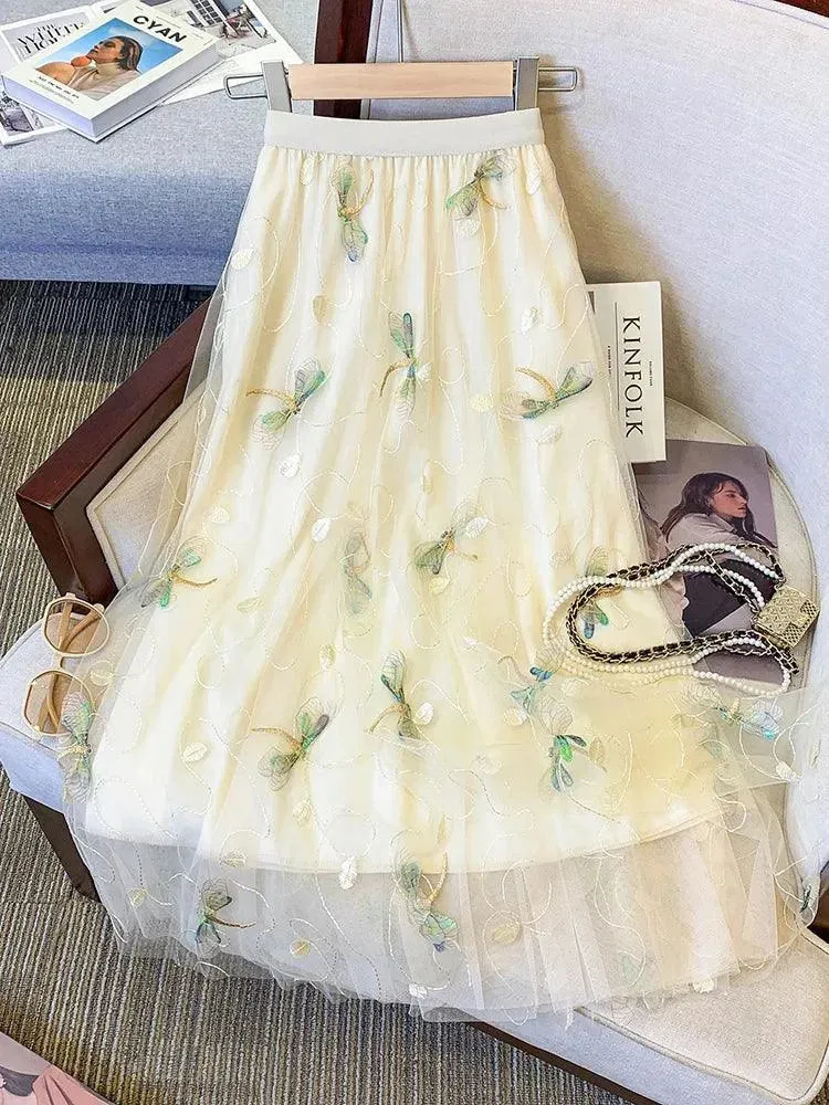 Mesh Skirt Fairy Style A-Line