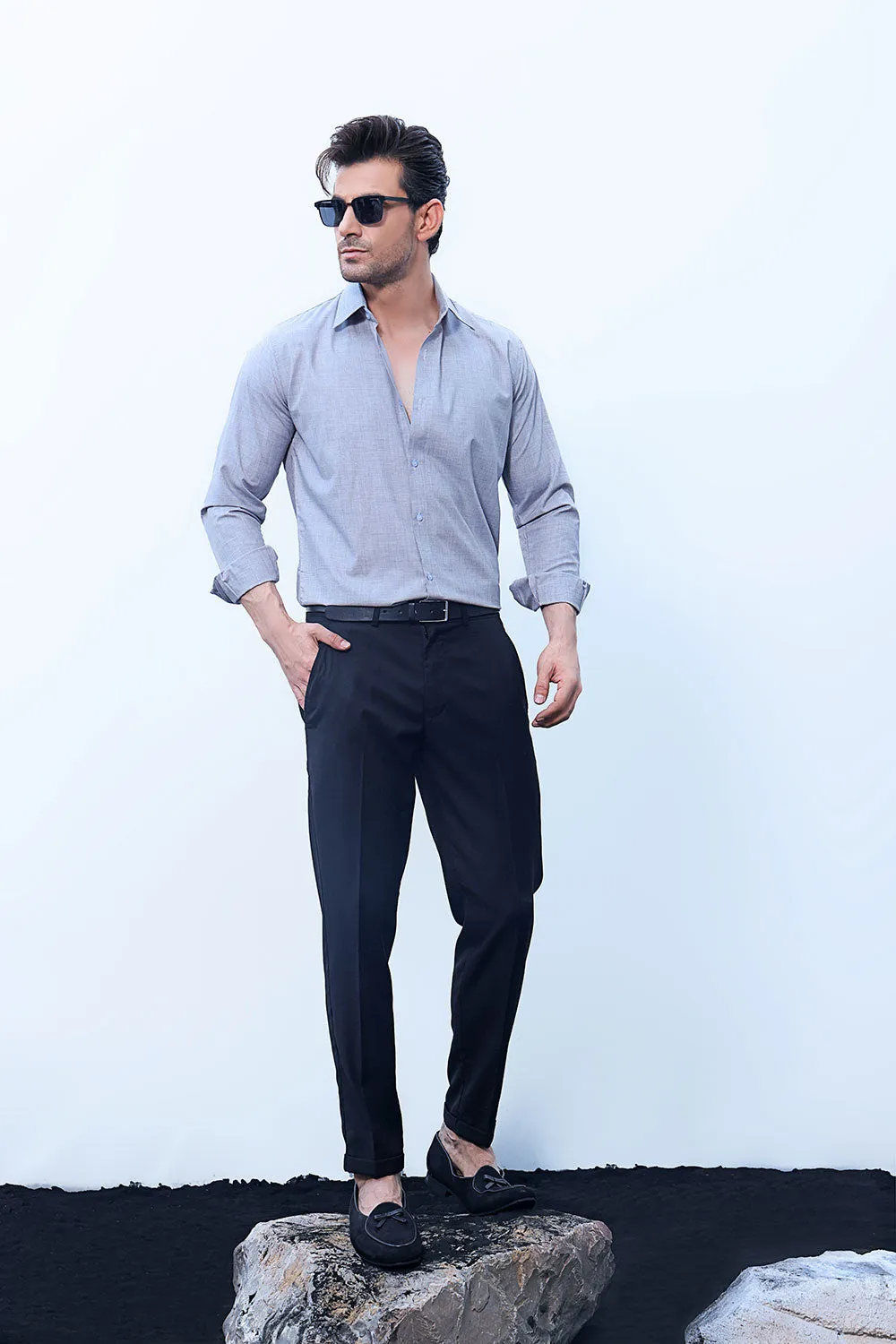 Moss Linen Oxford Shirt