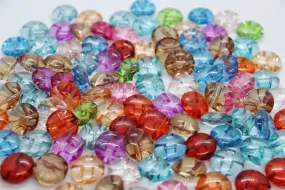 Multicolour Assorted Transparent Circular Fancy Suit Button