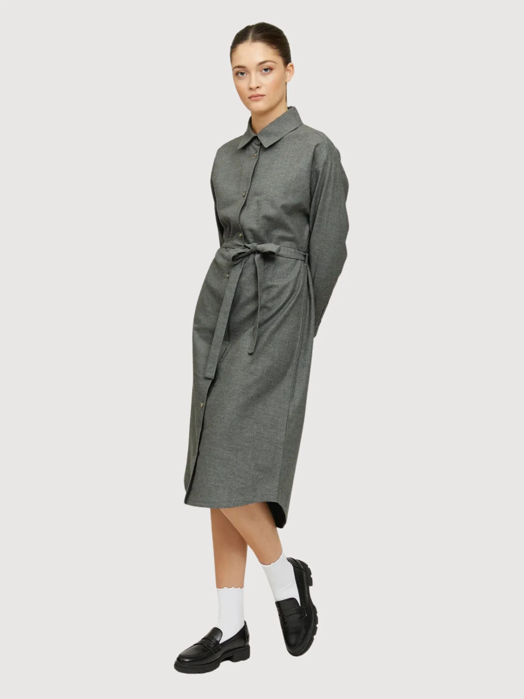 Nieva Dress Anthracite Mel. Woman | Mazine