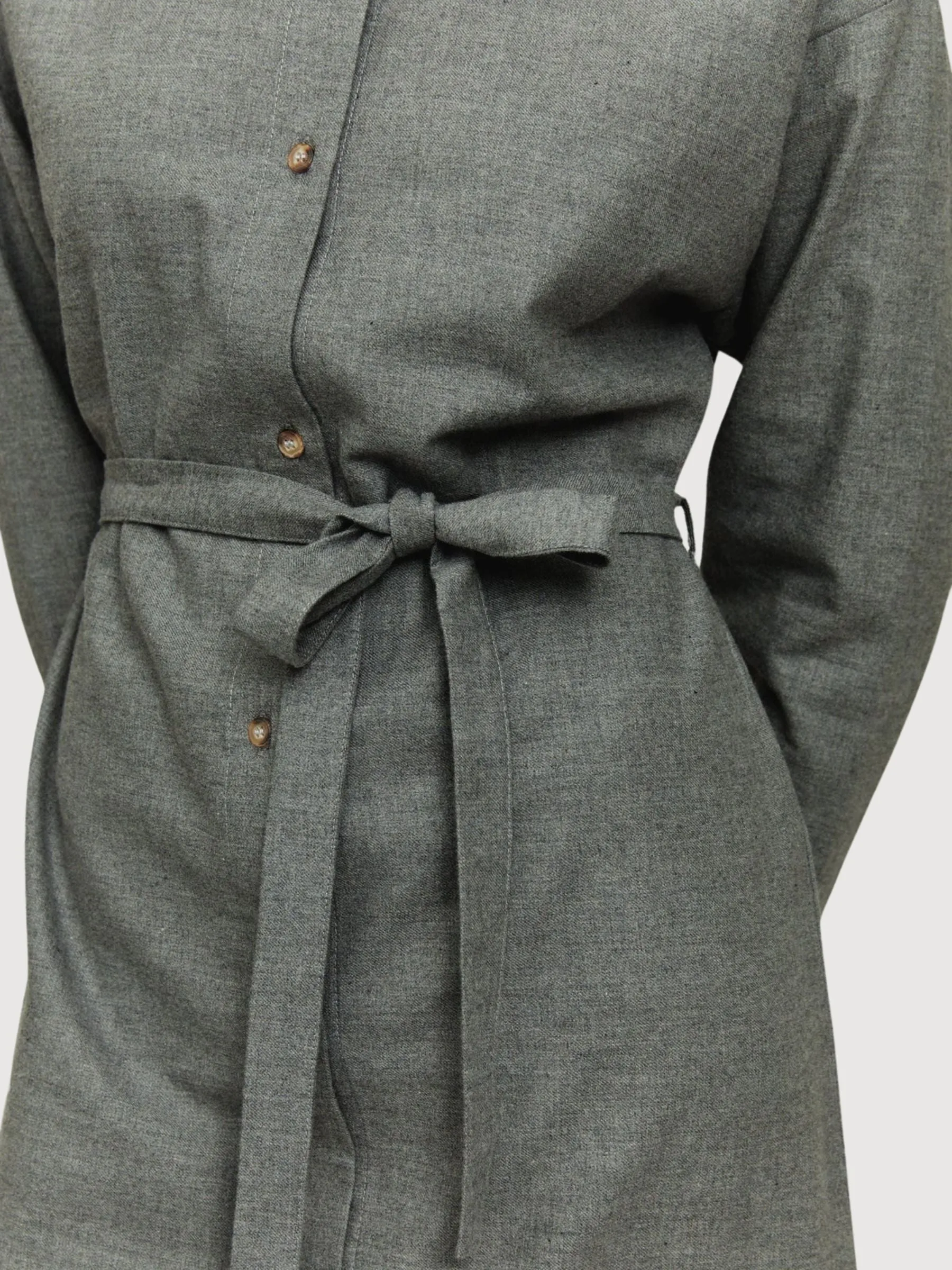 Nieva Dress Anthracite Mel. Woman | Mazine
