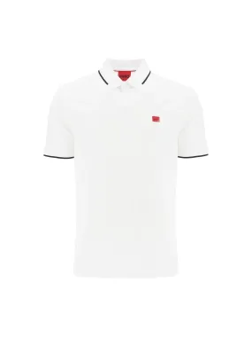 Pique Textured Cotton Polo Shirt