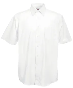 Poplin short sleeve shirt | White