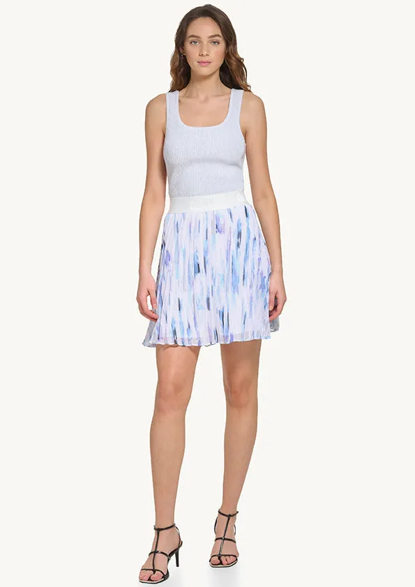 Pull On Printed Maxi Skirt