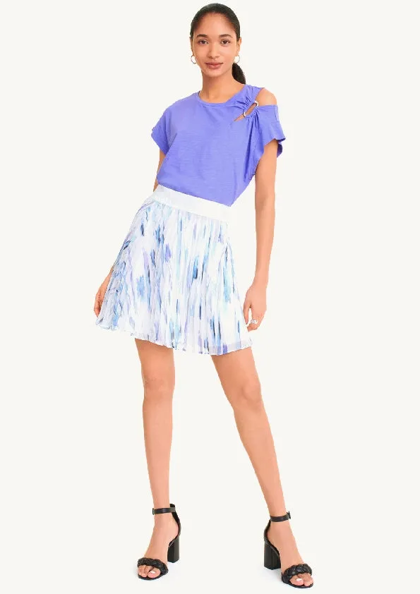 Pull On Printed Maxi Skirt