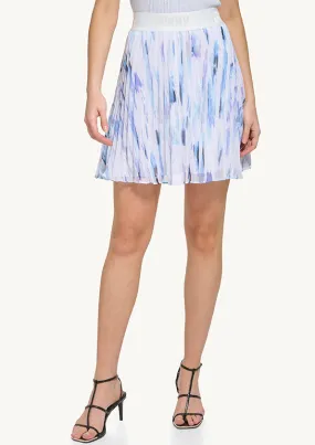 Pull On Printed Maxi Skirt