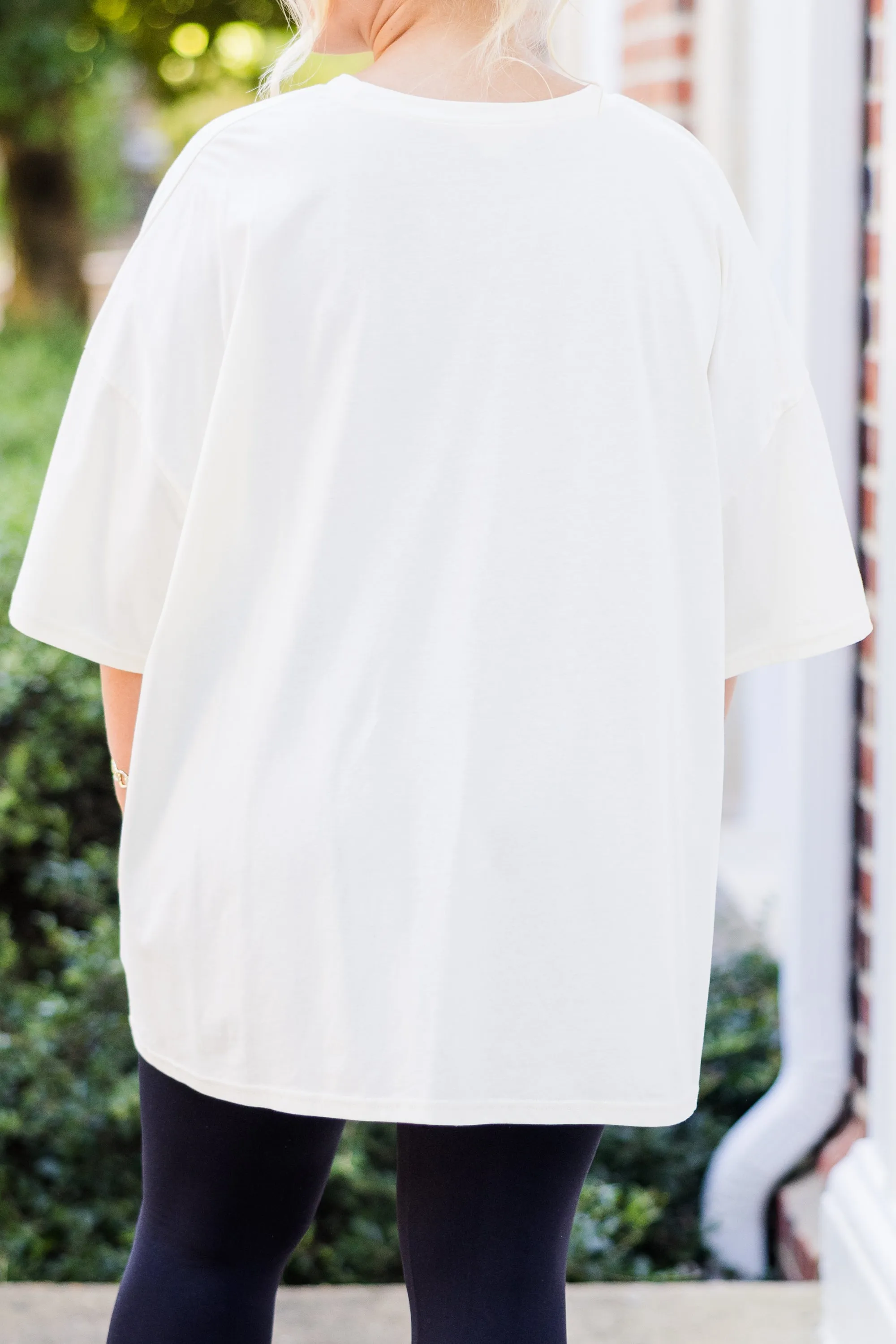 Ready For Game Day Boyfriend Tee, Ivory