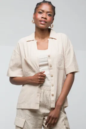 Short Sleeve Shirt Taupe