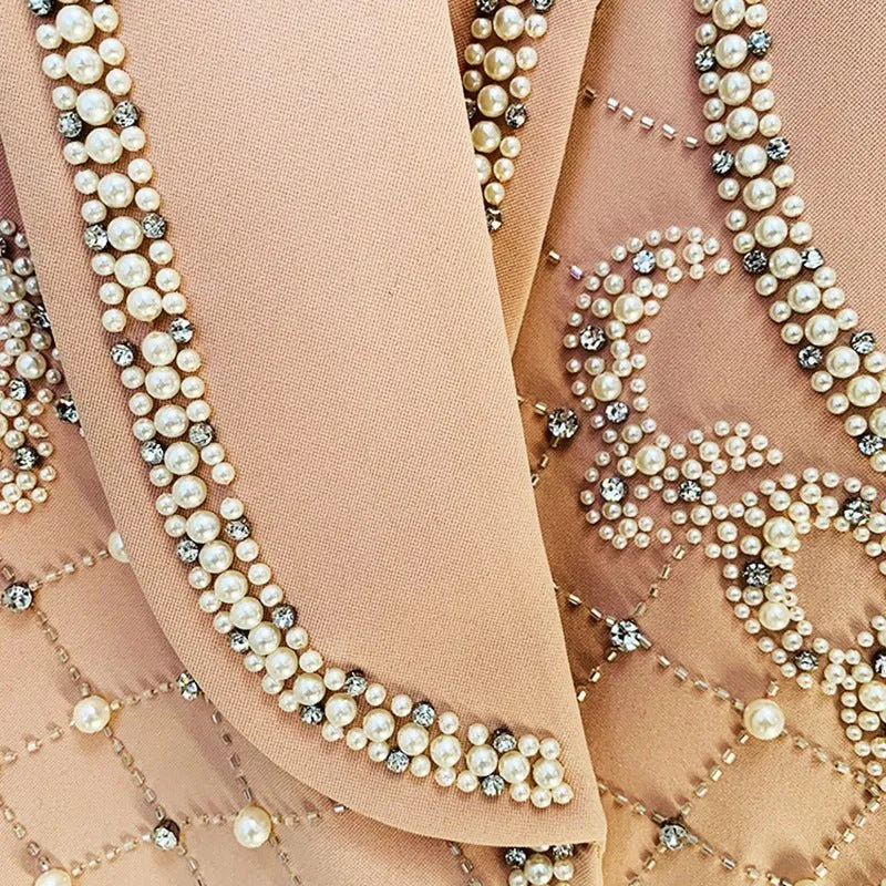 Sophisticated Green Beaded Blazer for Professional Elegance