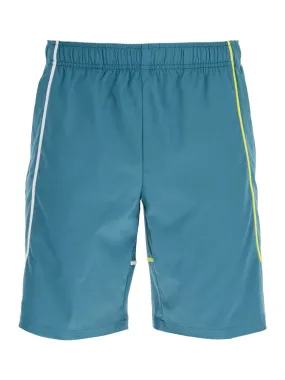 Sporty Contrast-Stitch Taffeta Shorts