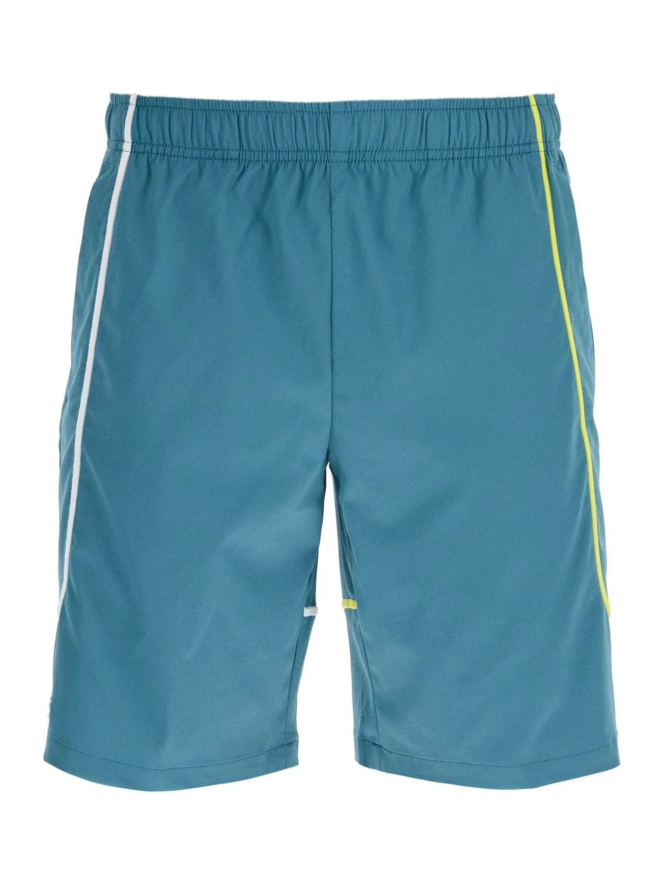Sporty Contrast-Stitch Taffeta Shorts