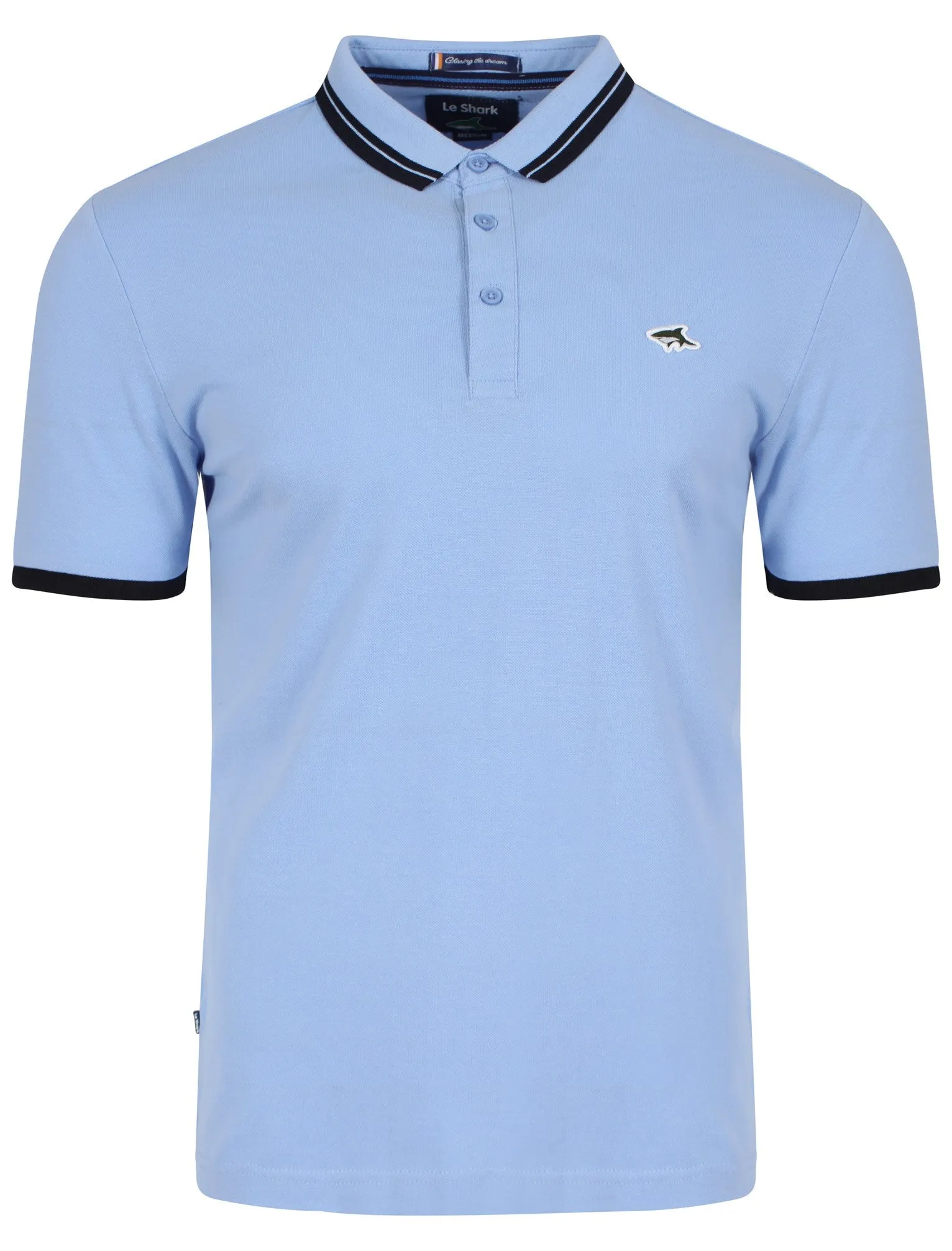 Stibbington Polo Shirt in Blue - Le Shark