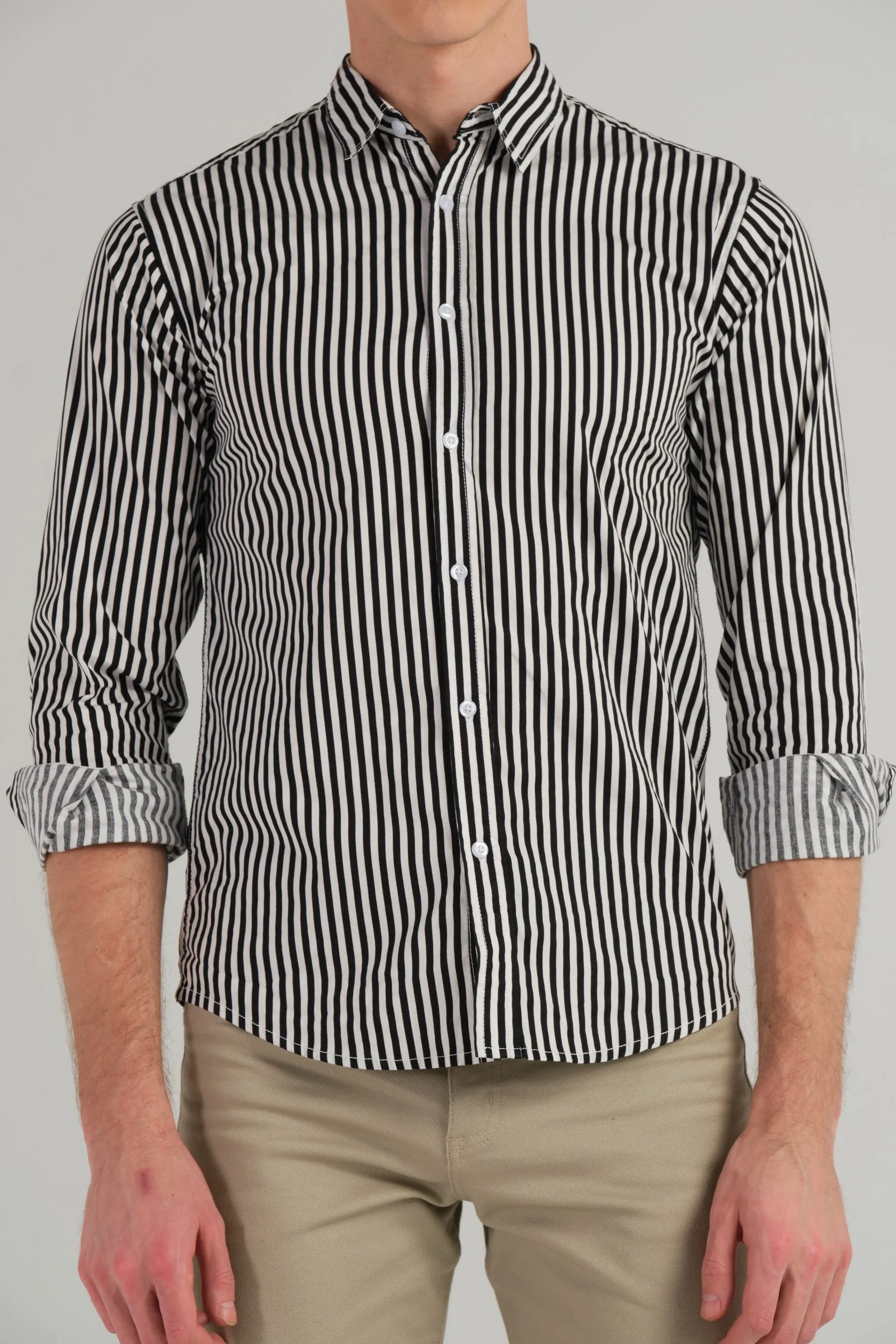 STRIPE SLIM FIT SHIRT