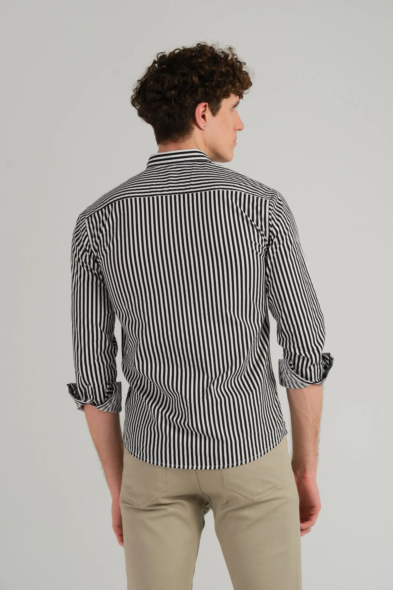 STRIPE SLIM FIT SHIRT