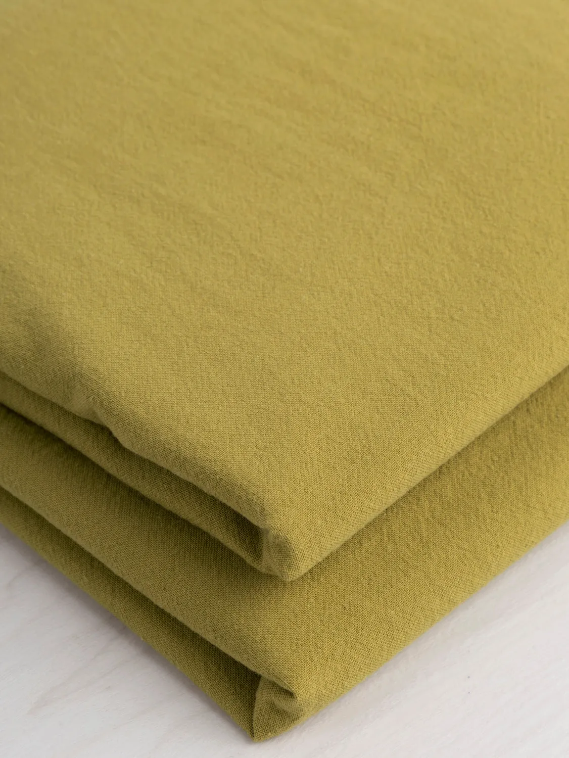 Tumbled Non Stretch Cotton - Pistachio - Swatch