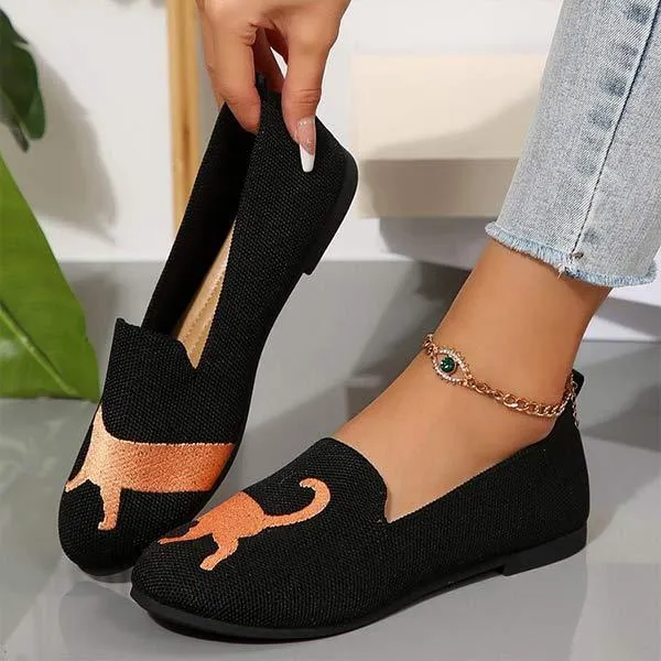Women's Printed Flat Shoes 37499622C