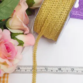Zari Gold Lace Braided Trim By The Meter